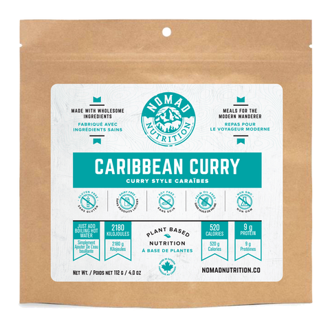 Nomad Nutrition - Plant Based Dehydrated Meals - Caribbean Curry