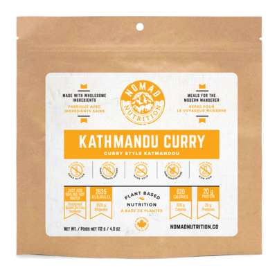 Nomad Nutrition - Plant Based Dehydrated Meals - Kathamandu Curry